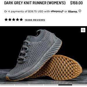 NOBULL dark grey runner knit
